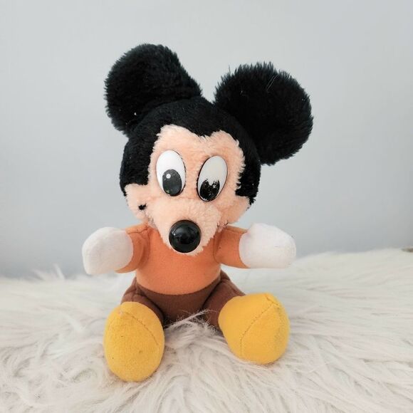 Vintage 1984 Mickey’s Christmas Carol Walt Disney Productions Mickey Mouse Plush - Picture 1 of 10